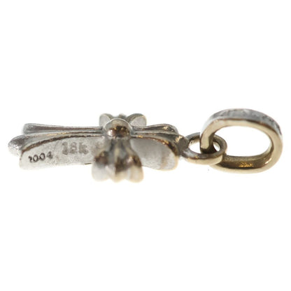 Chrome Hearts Crs Baby Fat Sap White Gold Fat Pave Pink Saffiano Shoulder — view 3
