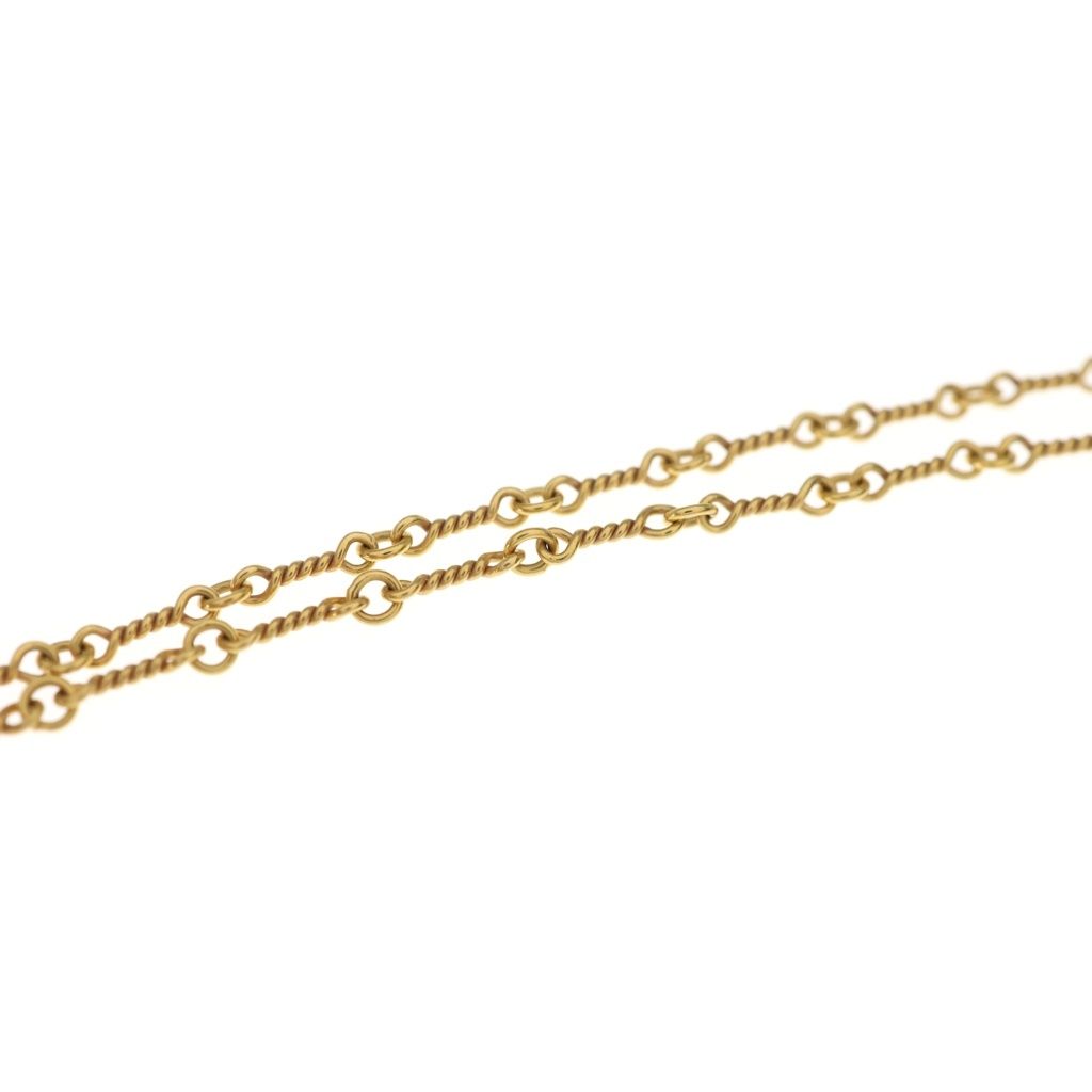 Chrome Hearts 22k Neckchain Twist Chain Necklace Gold — view 4
