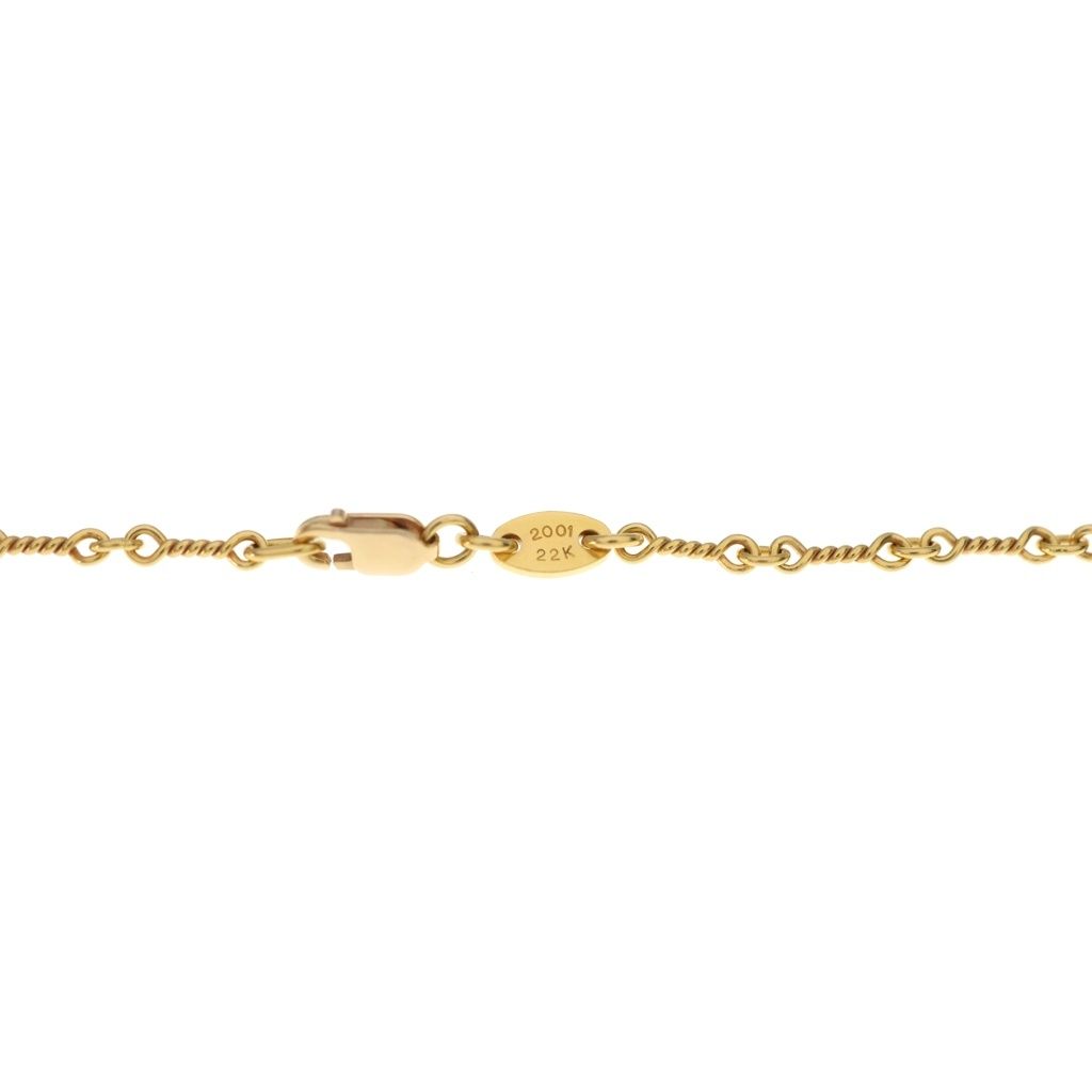Chrome Hearts 22k Neckchain Twist Chain Necklace Gold — view 6