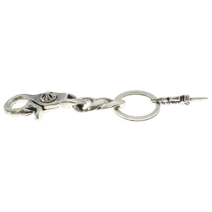 Chrome Hearts Clp Chn Classic-s Short Classic Link Key Chain Silver Key Holder — view 4