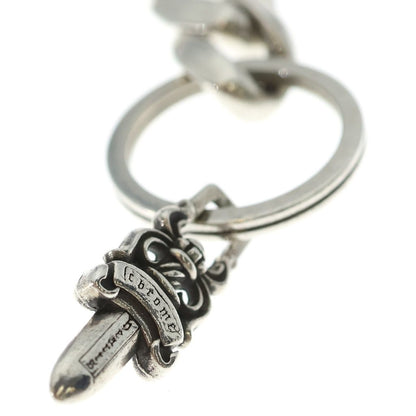 Chrome Hearts Clp Chn Classic-s Short Classic Link Key Chain Silver Key Holder — view 5