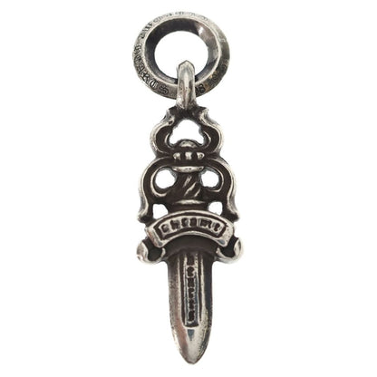Chrome Hearts 5 Dagger 5 Charm Pendant Top Silver