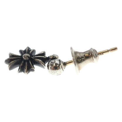 Chrome Hearts Tny CH Pls Tiny CH Plus Drop Earrings Silver — view 3