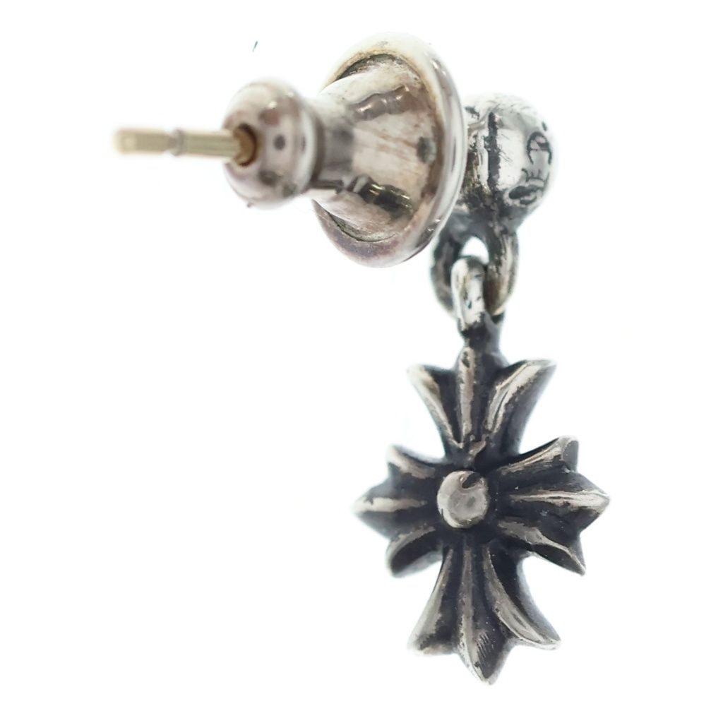 Chrome Hearts Tny CH Pls Tiny CH Plus Drop Earrings Silver — view 2