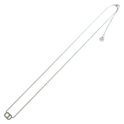 Dior Clair Lune Rhinestone Decoration Necklace Silver — view 2