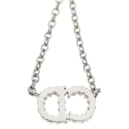 Dior Clair Lune Rhinestone Decoration Necklace Silver — view 6