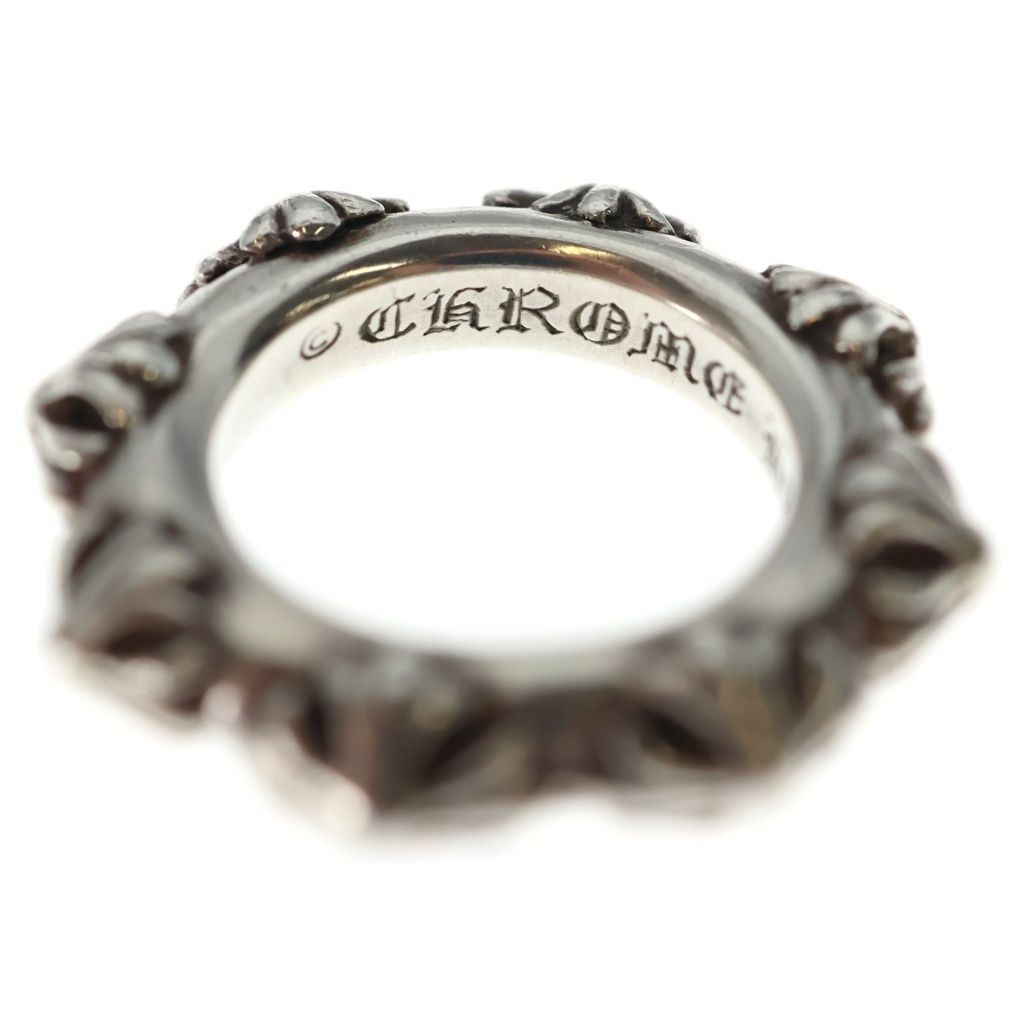 Chrome Hearts Cross Band Ring Silver — view 5