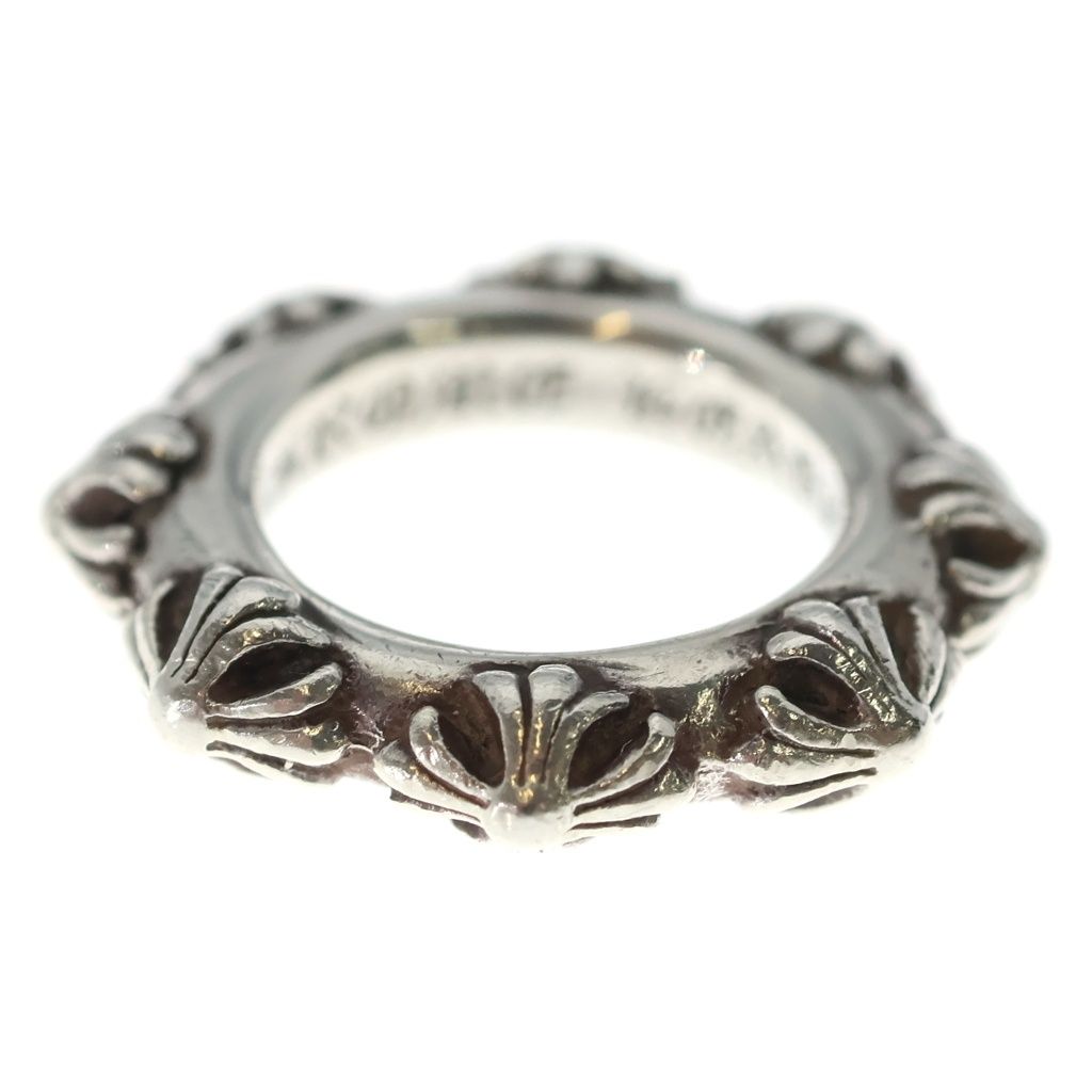 Chrome Hearts Cross Band Ring Silver