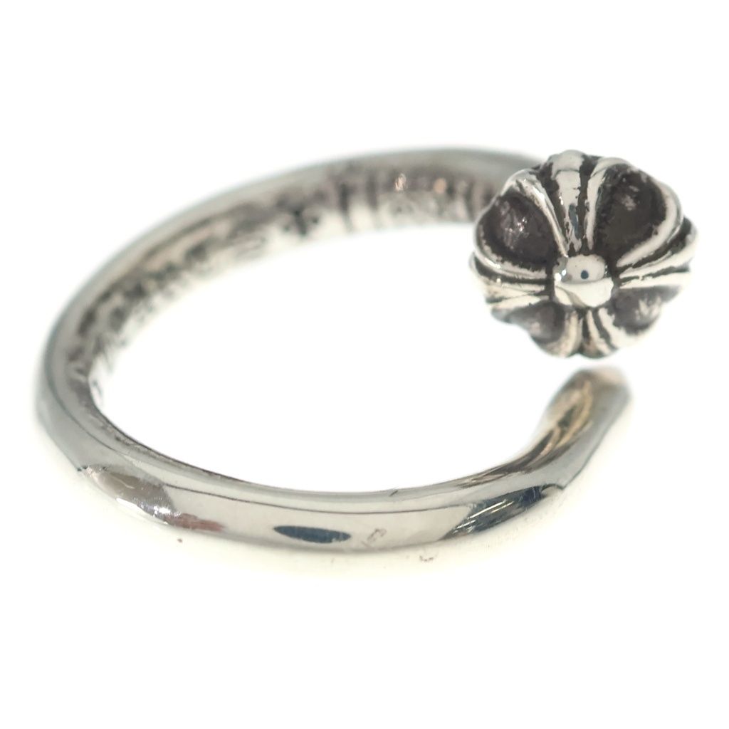 Chrome Hearts Nail Crsball Cross Ball Ring Silver — view 3