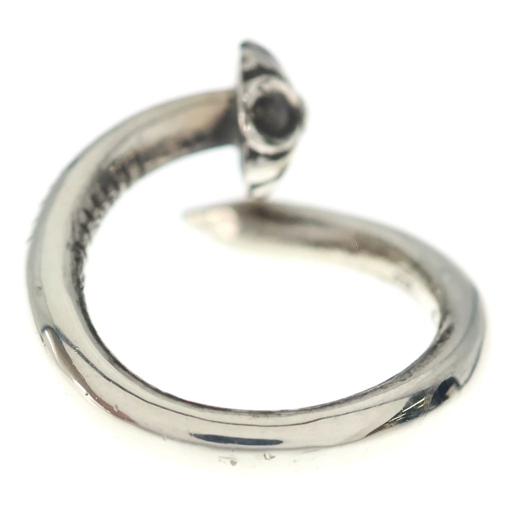Chrome Hearts Nail Crsball Cross Ball Ring Silver — view 2
