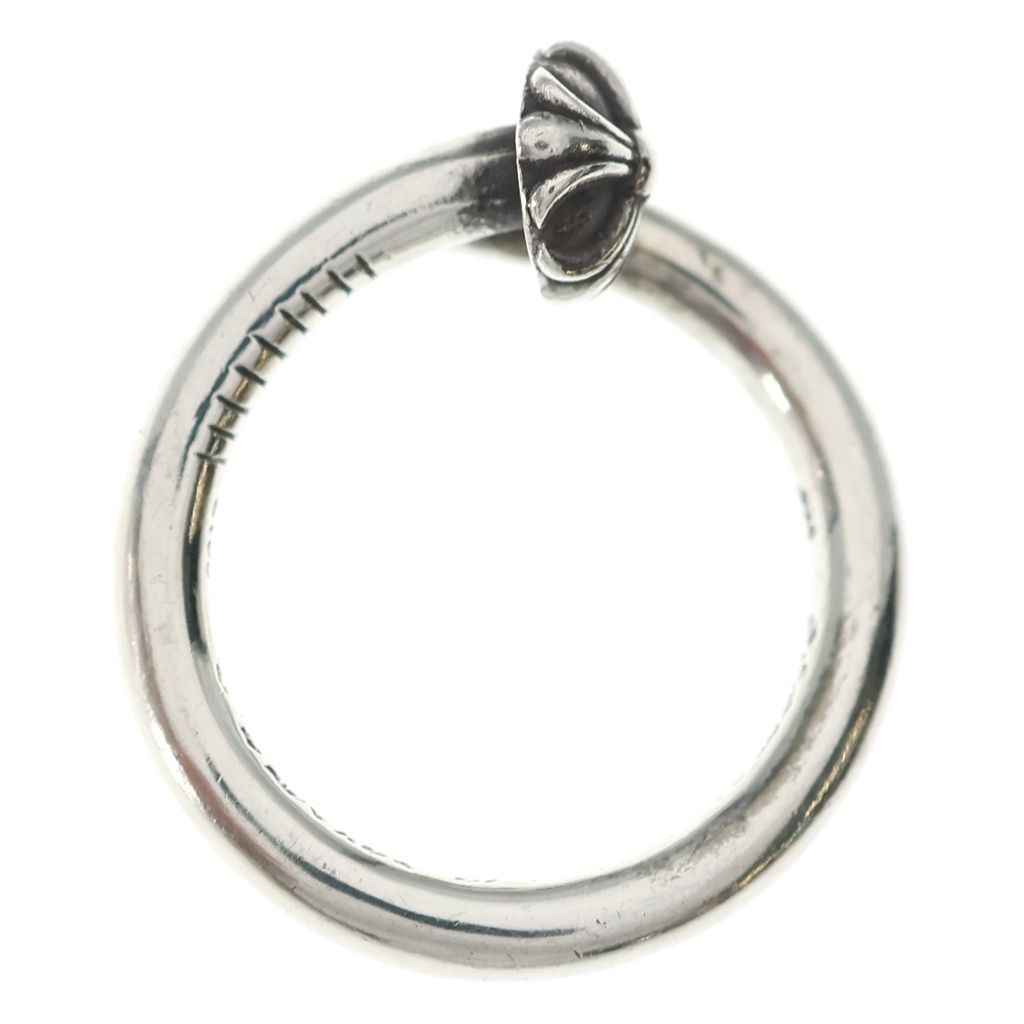 Chrome Hearts Nail Crsball Cross Ball Ring Silver — view 6