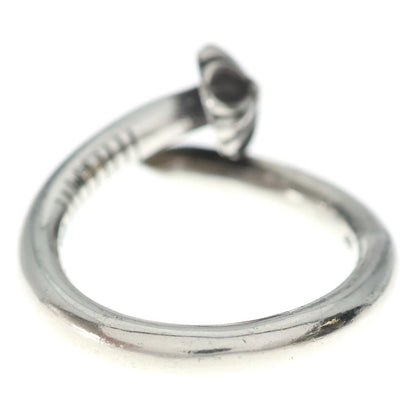 Chrome Hearts Nail Crsball Cross Ball Ring Silver — view 2