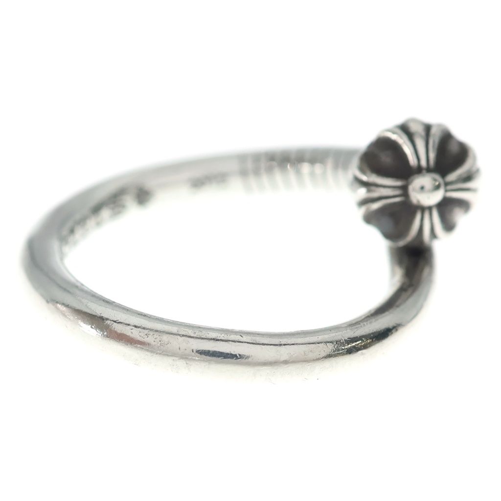 Chrome Hearts Nail Crsball Cross Ball Ring Silver — view 3