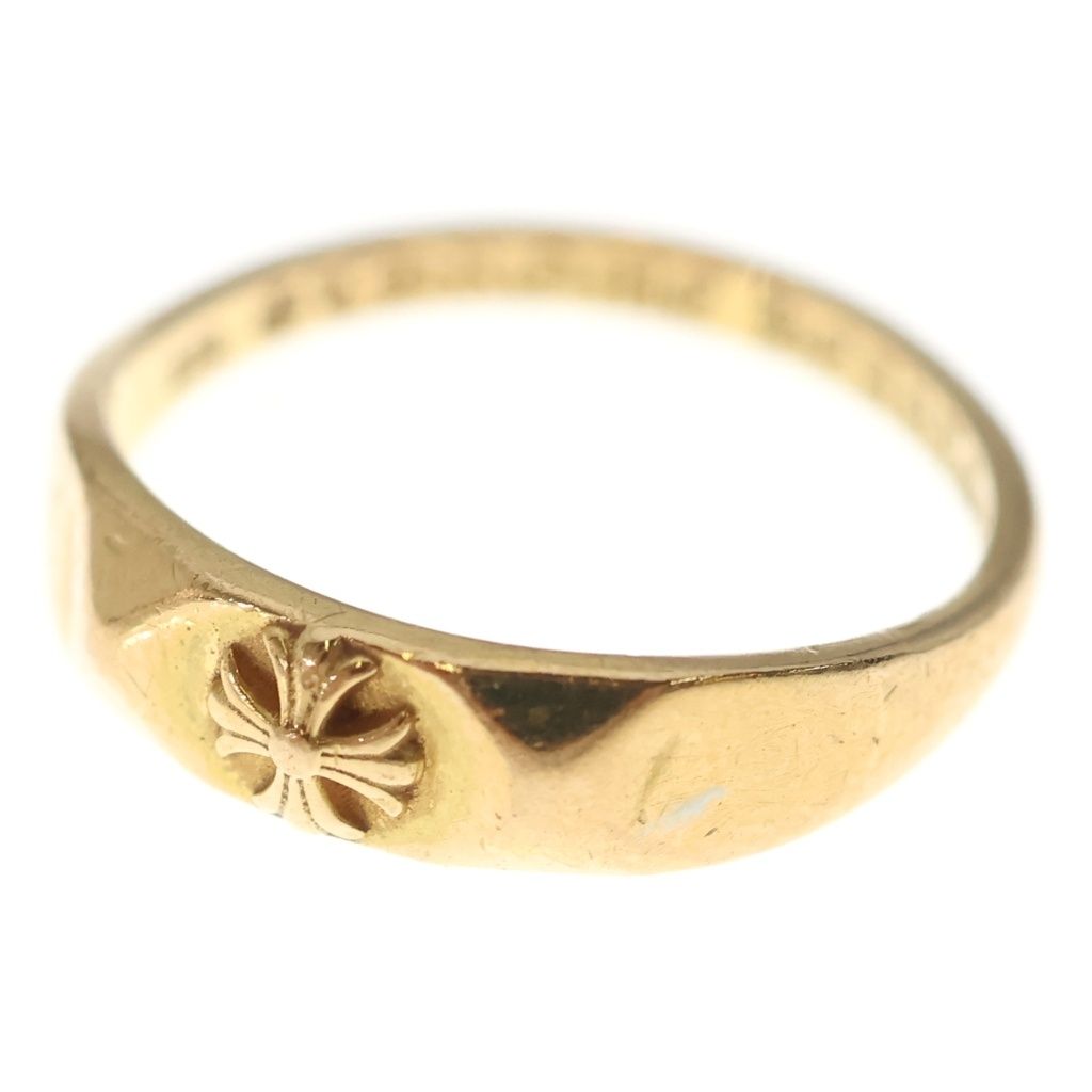 Chrome Hearts 22k Bubblgm Pyramid Pls Bubblegum Plus Sling Gold Ring