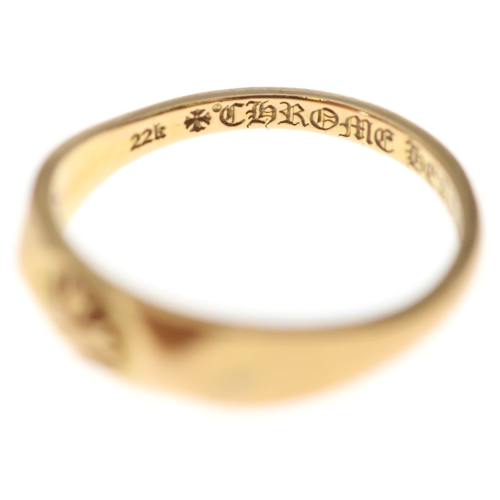 Chrome Hearts 22k Bubblgm Pyramid Pls Bubblegum Plus Sling Gold Ring — view 5
