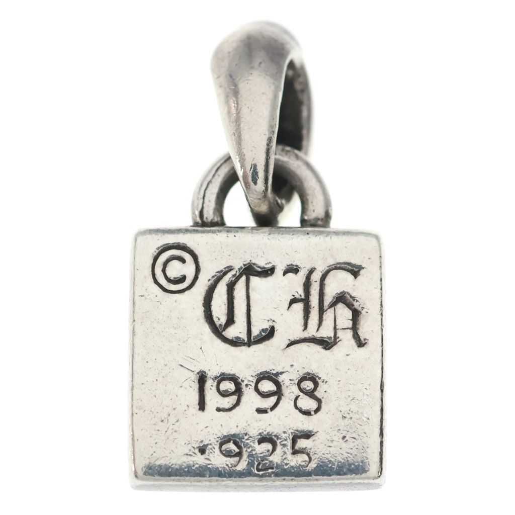 Chrome Hearts Framed CH Plus Charm Pendant Top Silver — view 2
