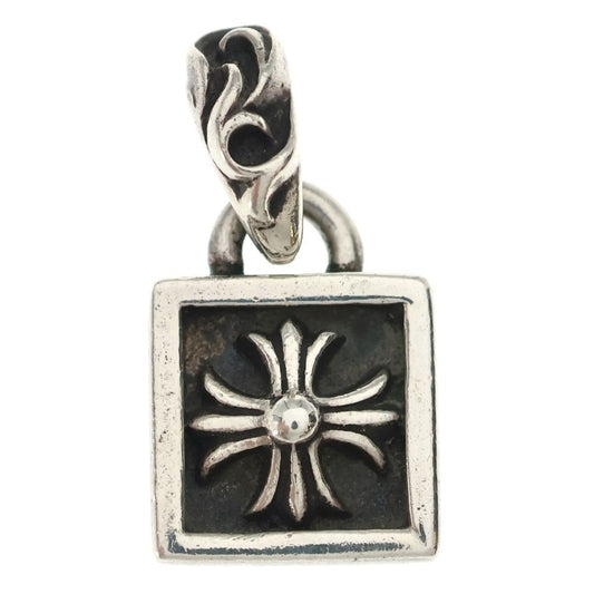 Chrome Hearts Framed CH Plus Charm Pendant Top Silver