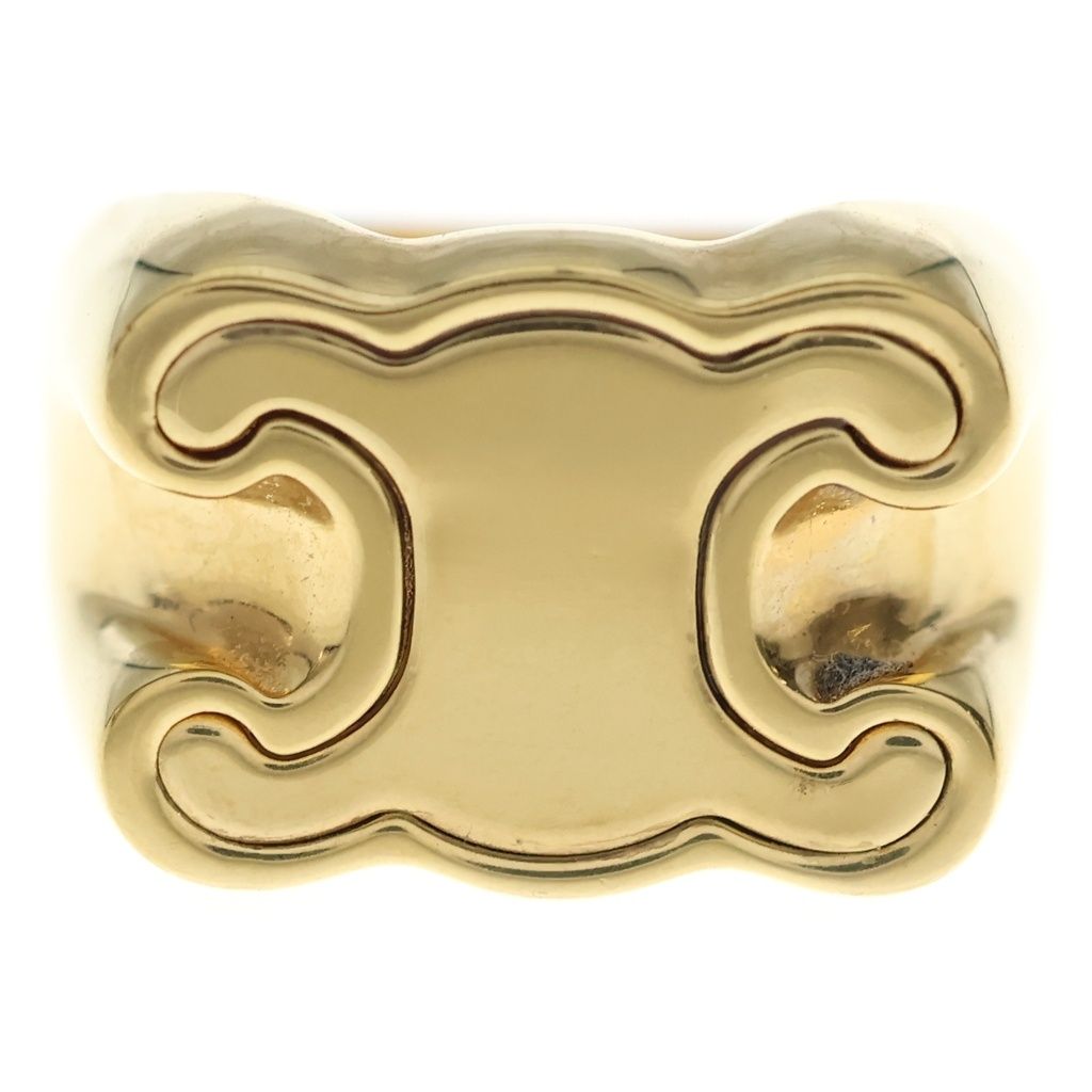 Celine Triomphe Log Gold Ring — view 4