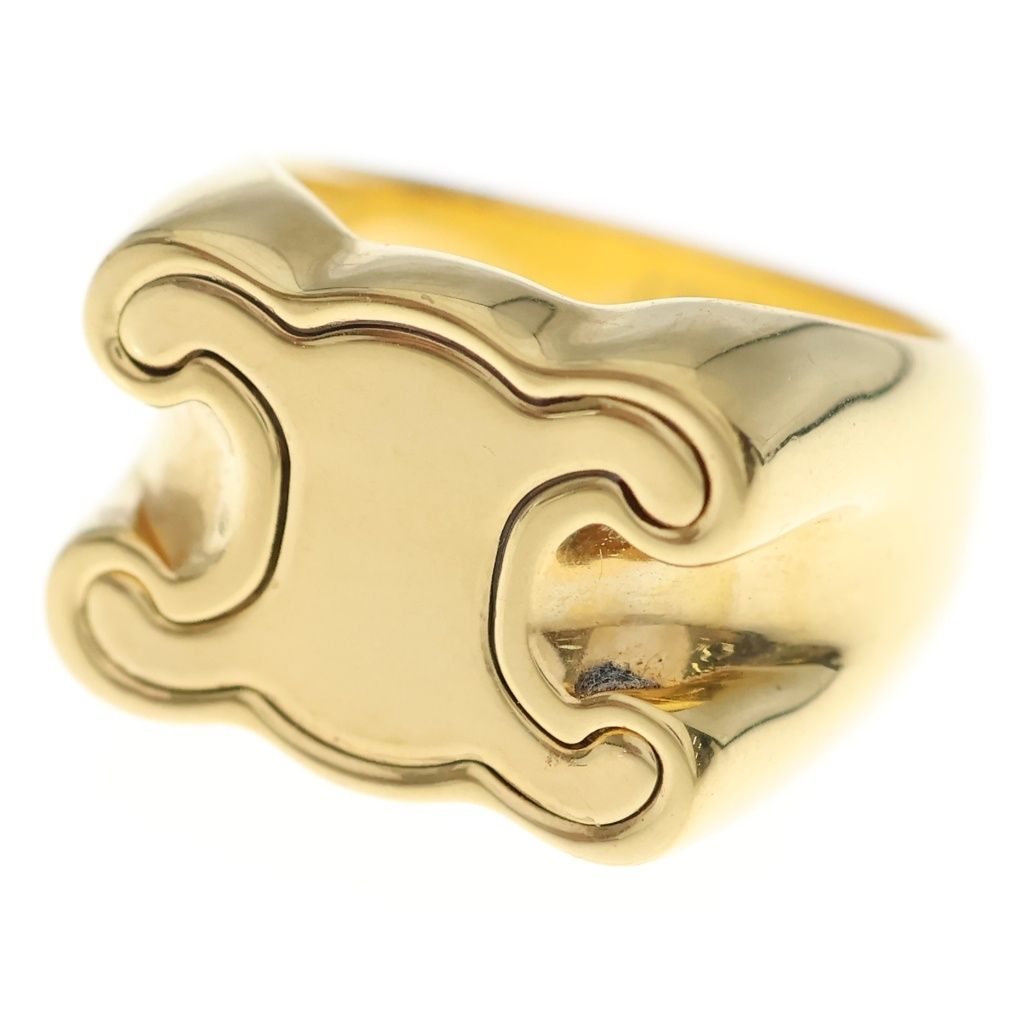 Celine Triomphe Log Gold Ring