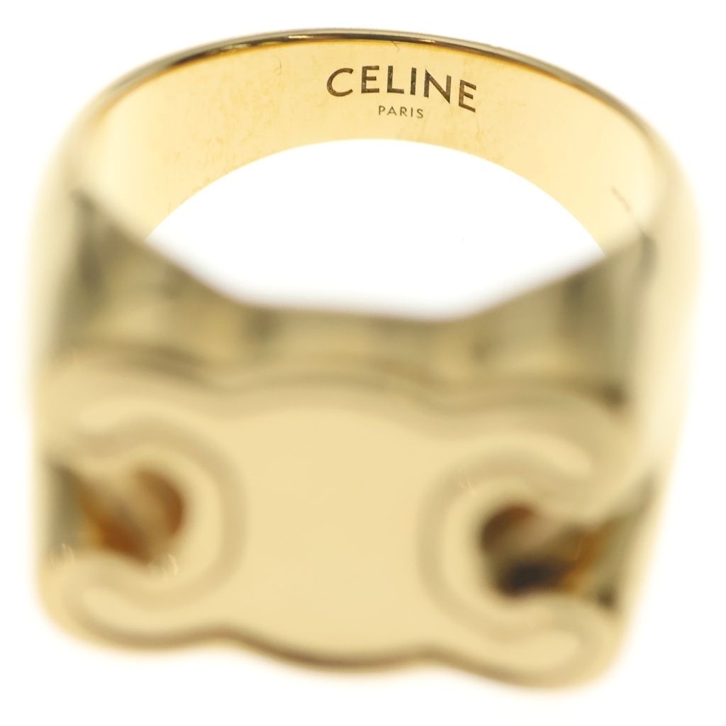Celine Triomphe Log Gold Ring — view 5