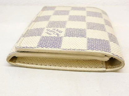 Louis Vuitton Business Card Holder Case Damier Azur — view 3