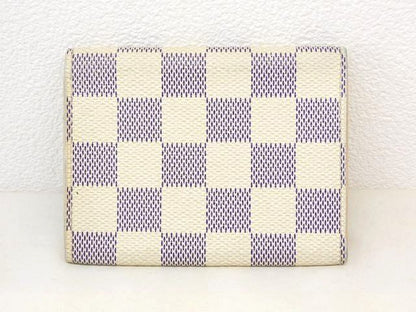 Louis Vuitton Business Card Holder Case Damier Azur — view 2