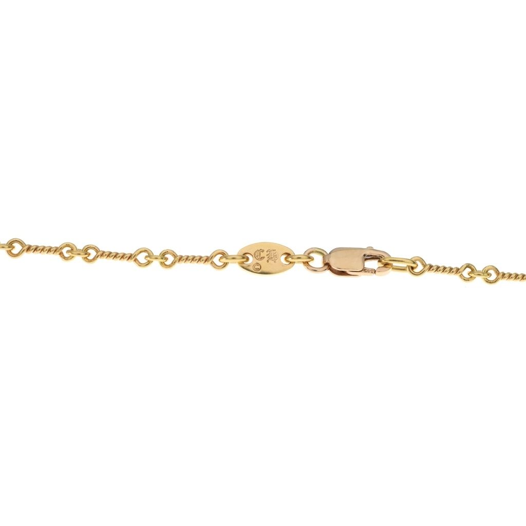 Chrome Hearts 22k Neckchain Twist Chain Necklace Gold — view 5