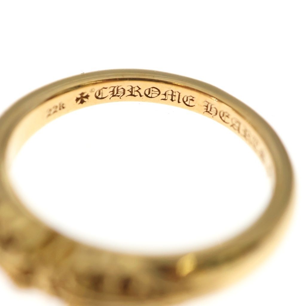 Chrome Hearts 22k Baby Clsc Classic K&t Ring Gold — view 5