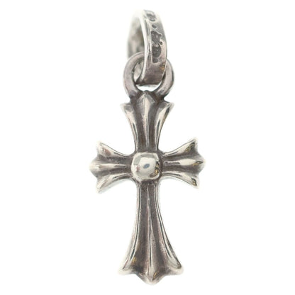 Chrome Hearts Crs Baby Fat Cross Pendant Top Silver — view 2