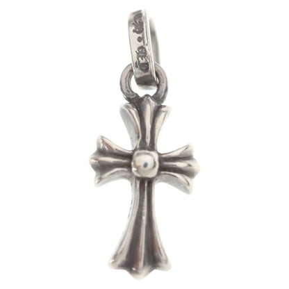 Chrome Hearts Crs Baby Fat Cross Pendant Top Silver