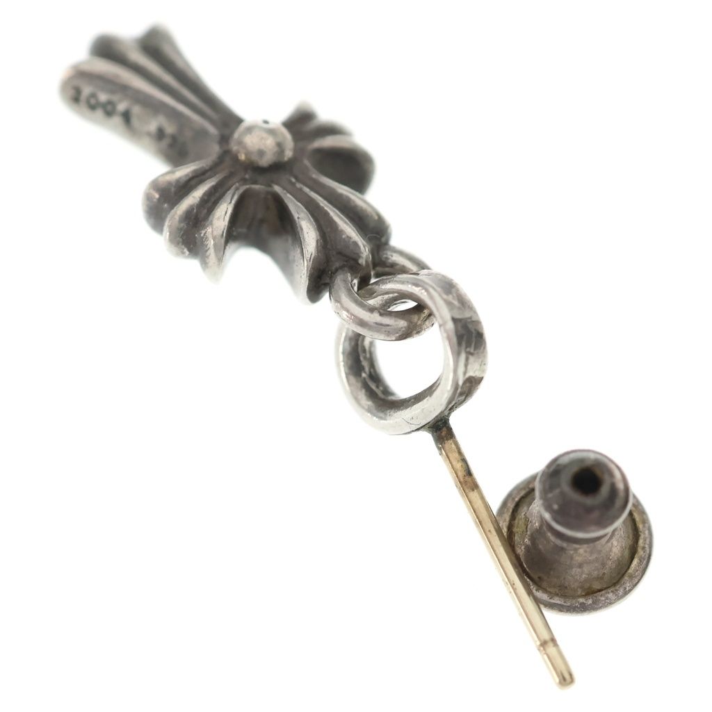 Chrome Hearts Bby Pprchn Baby Fat Cross Drop Earrings Silver — view 6