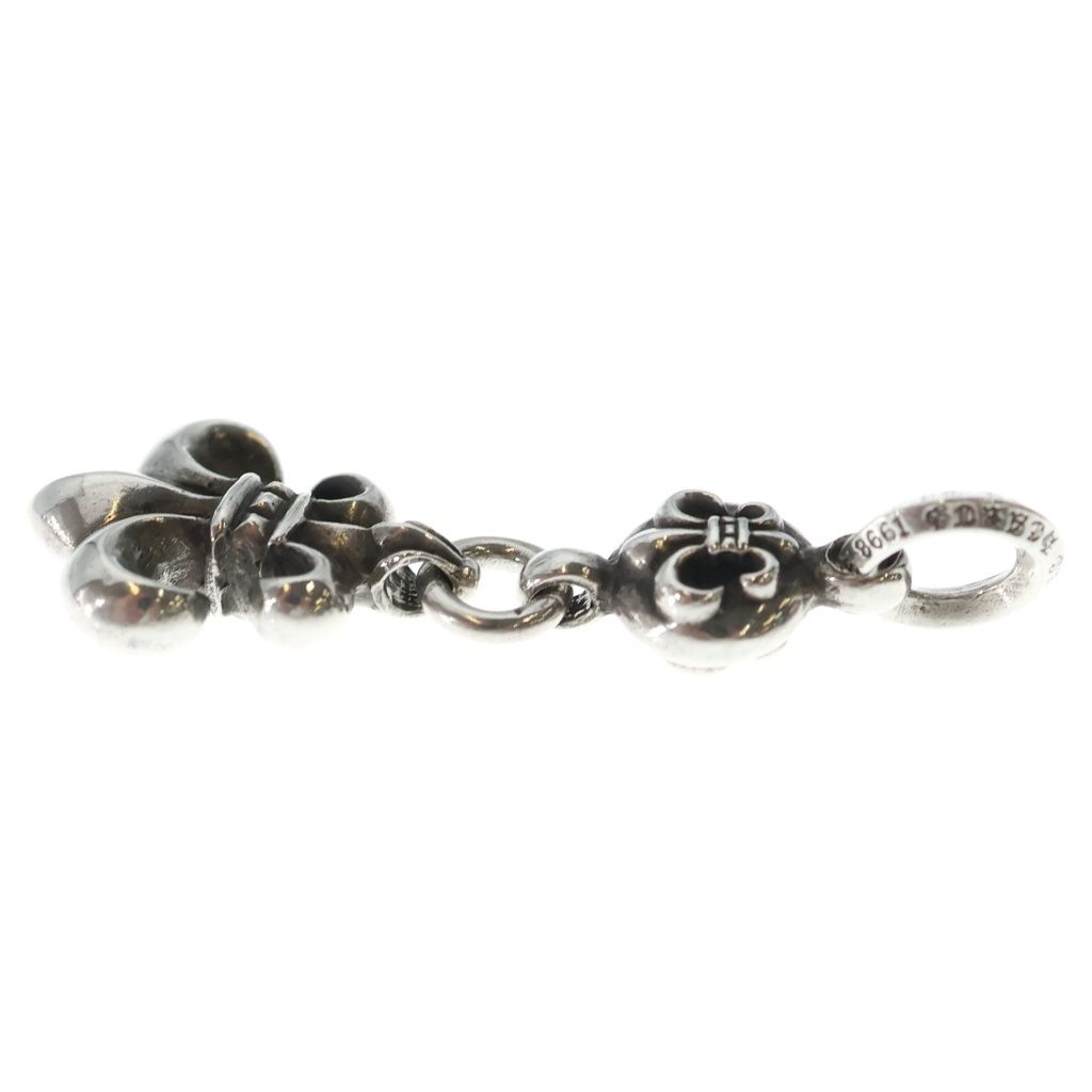 Chrome Hearts BS Fleur 1 Ball BS Charm Pendant Top Silver — view 3