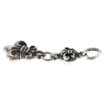 Chrome Hearts BS Fleur 1 Ball BS Charm Pendant Top Silver — view 3
