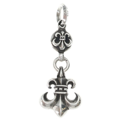 Chrome Hearts BS Fleur 1 Ball BS Charm Pendant Top Silver — view 2