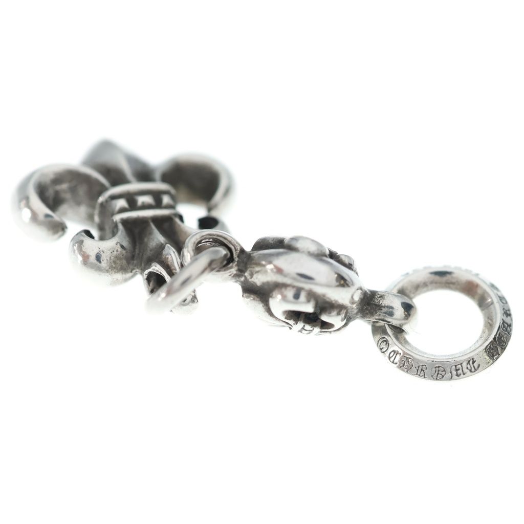 Chrome Hearts BS Fleur 1 Ball BS Charm Pendant Top Silver — view 6