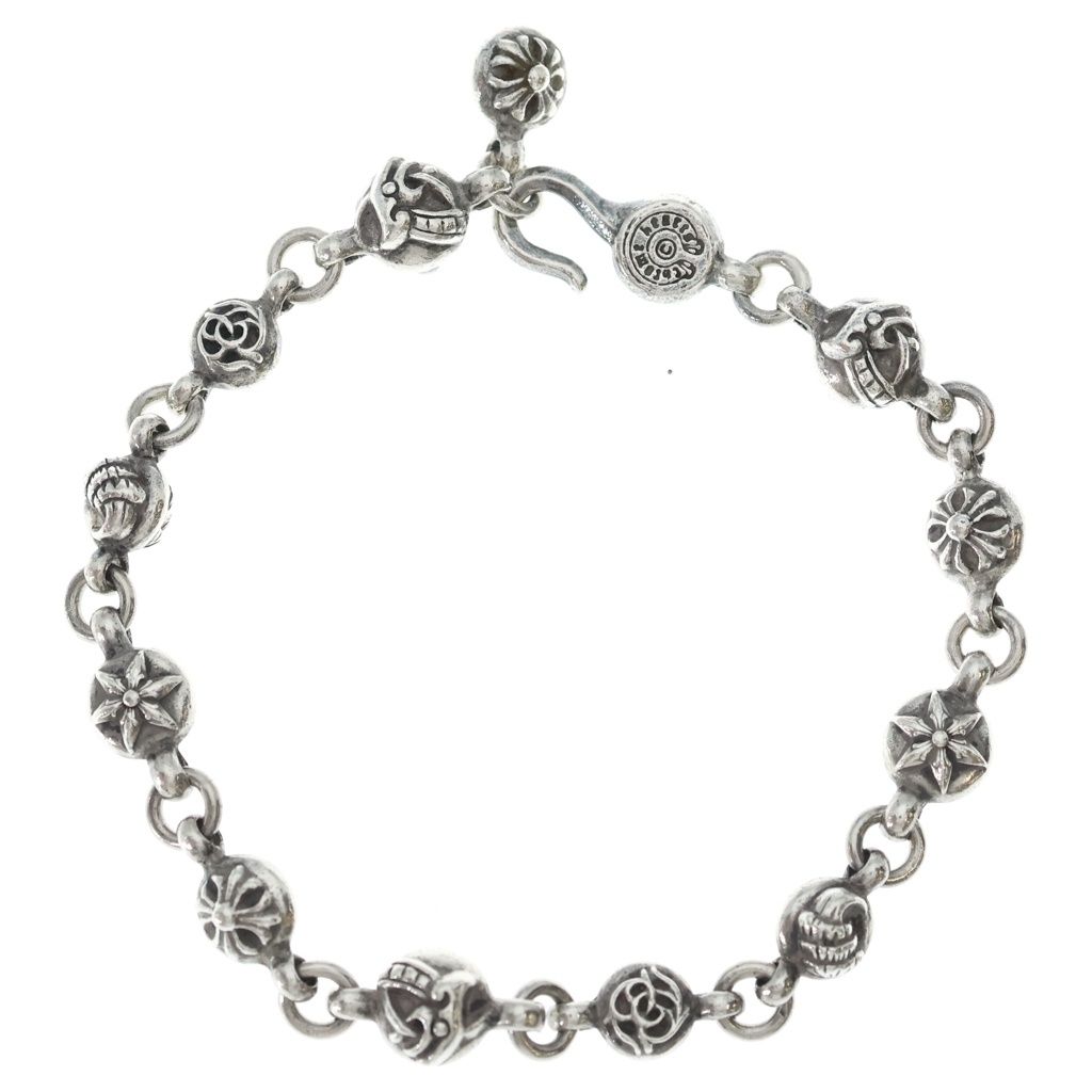Chrome Hearts No1 Multi Ball Bracelet Silver