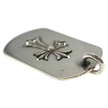 Chrome Hearts Tag Lrg Tny Crs Cutout Tiny CH Cross Large Dog Tag Necklace Top — view 5