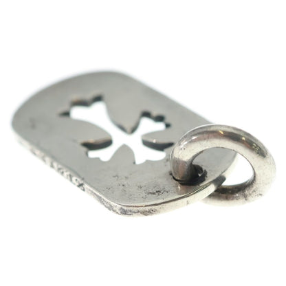 Chrome Hearts Tag Sml CO Crs Cutout Cross Dog Tag Small Pendant Top Silver — view 6