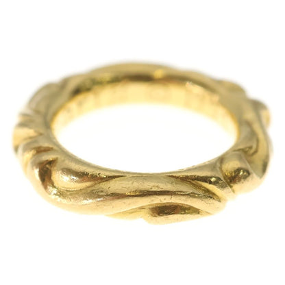 Chrome Hearts 22k Scrl Band Scroll Ring Gold — view 3