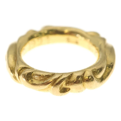 Chrome Hearts 22k Scrl Band Scroll Ring Gold — view 2