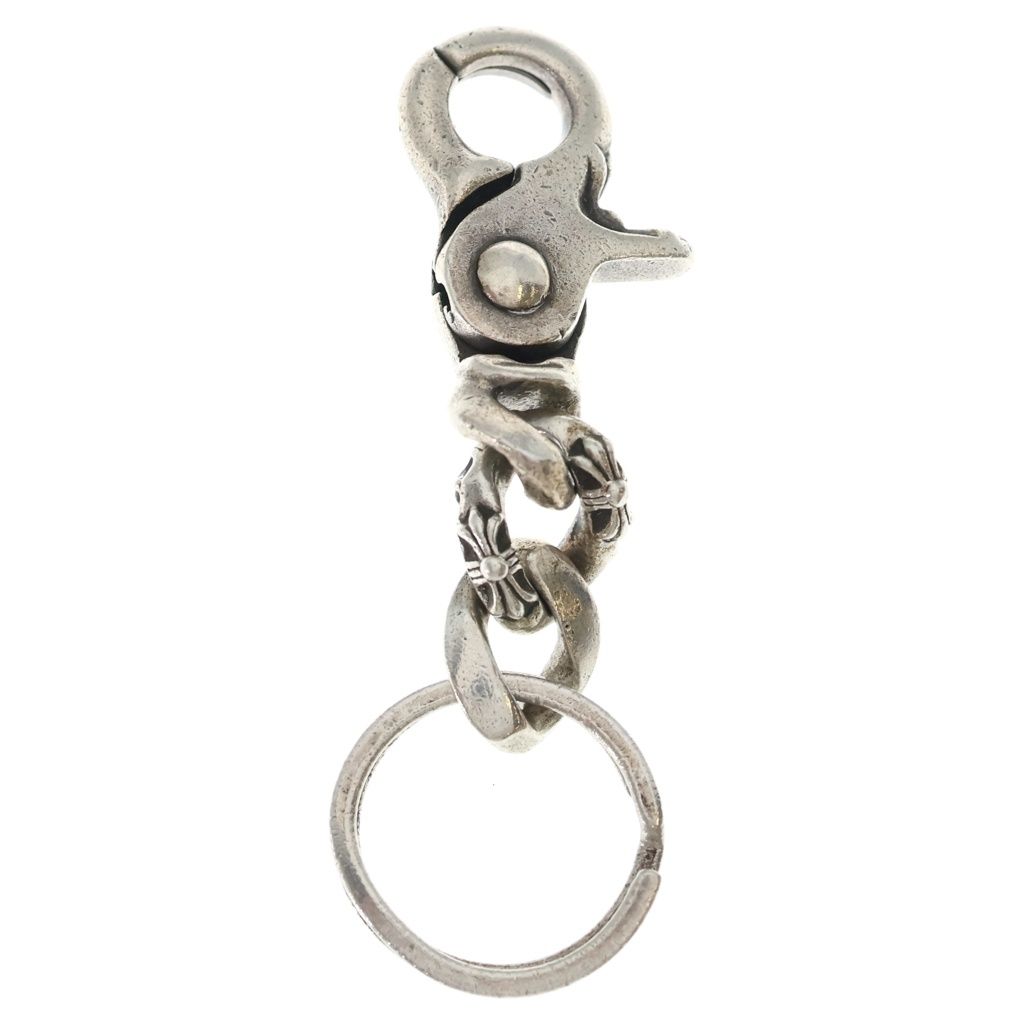 Chrome Hearts Clp Chn Fancy-s Short Fancy Link Key Chain Silver Key Holder — view 2