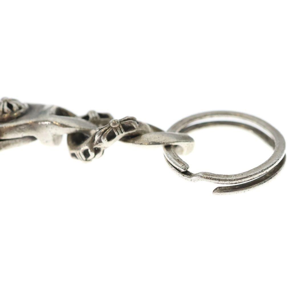 Chrome Hearts Clp Chn Fancy-s Short Fancy Link Key Chain Silver Key Holder — view 5