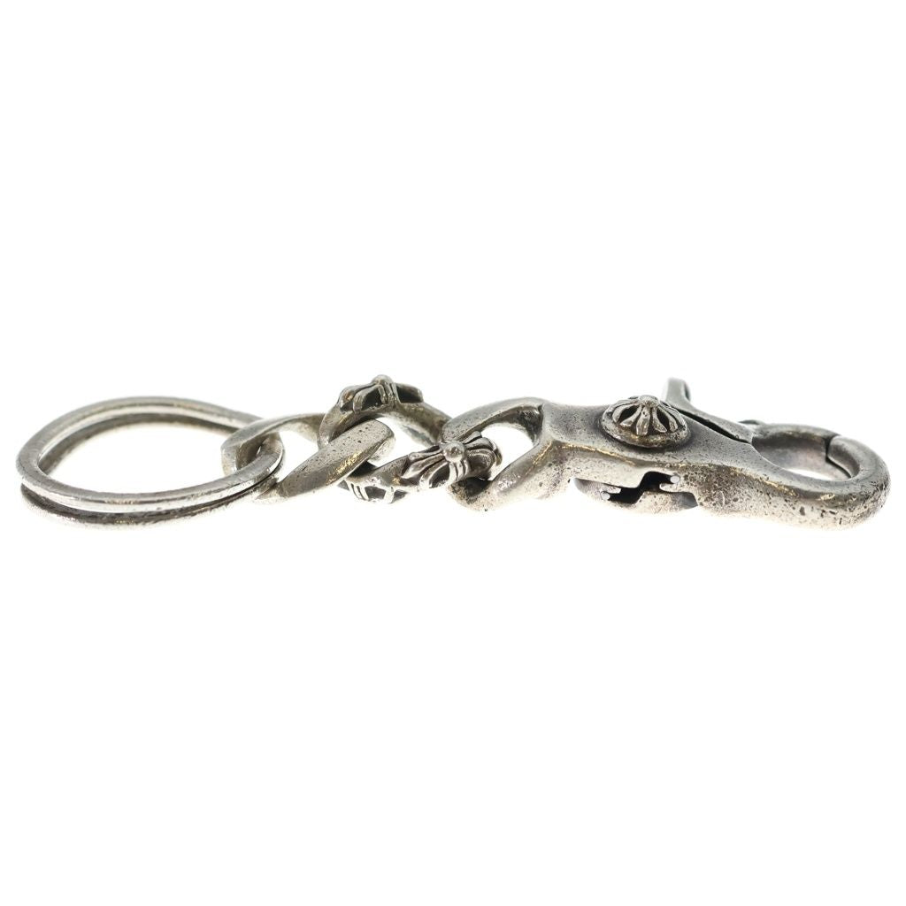 Chrome Hearts Clp Chn Fancy-s Short Fancy Link Key Chain Silver Key Holder — view 3