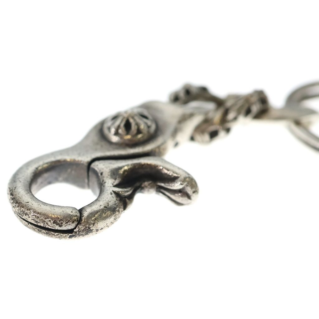 Chrome Hearts Clp Chn Fancy-s Short Fancy Link Key Chain Silver Key Holder — view 6