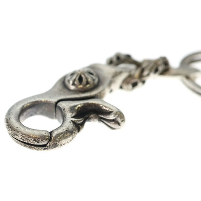 Chrome Hearts Clp Chn Fancy-s Short Fancy Link Key Chain Silver Key Holder — view 6