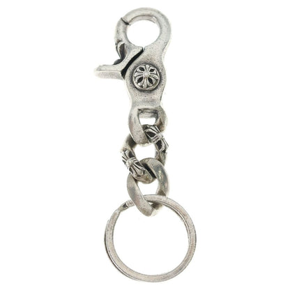 Chrome Hearts Clp Chn Fancy-s Short Fancy Link Key Chain Silver Key Holder