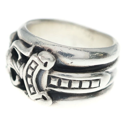 Chrome Hearts Dagger Ring Silver