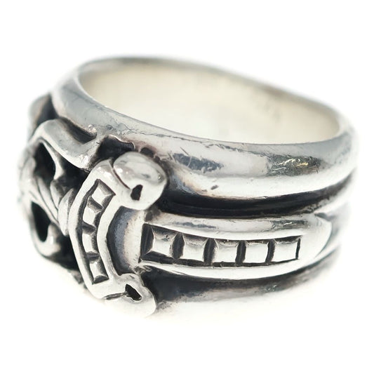 Chrome Hearts Dagger Ring Silver