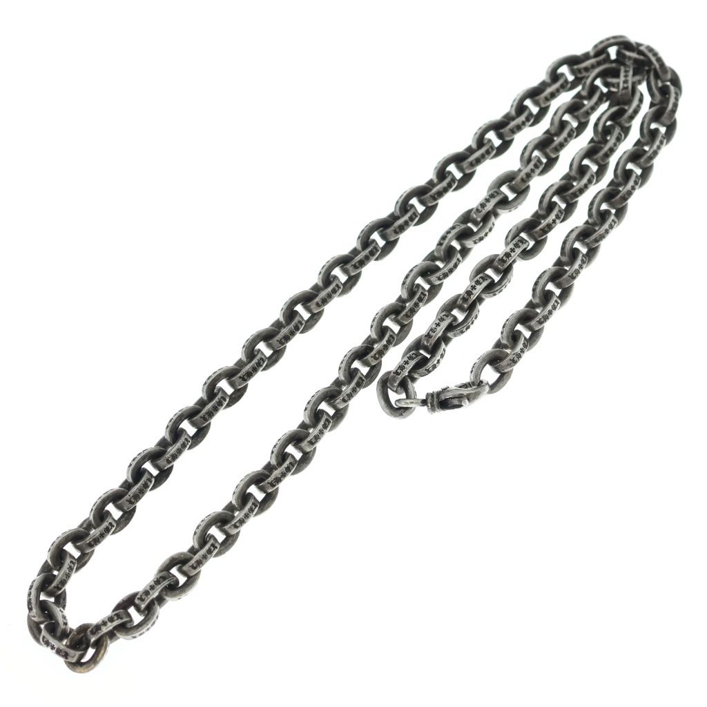 Chrome Hearts Paper Chain Lrg Large Peper Silver Necklace — view 2
