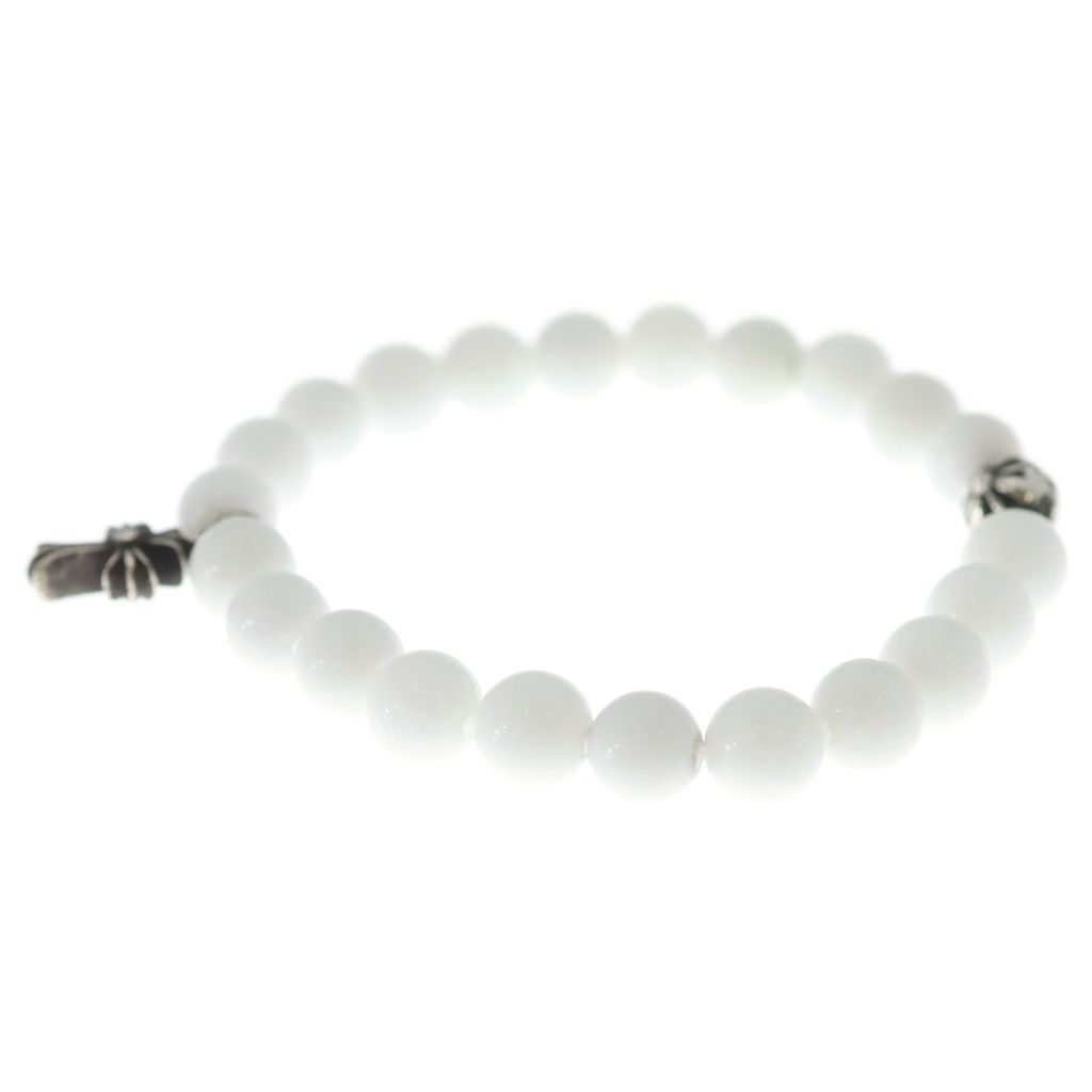Chrome Hearts 6 mm Bead Bracelet White Silver — view 4